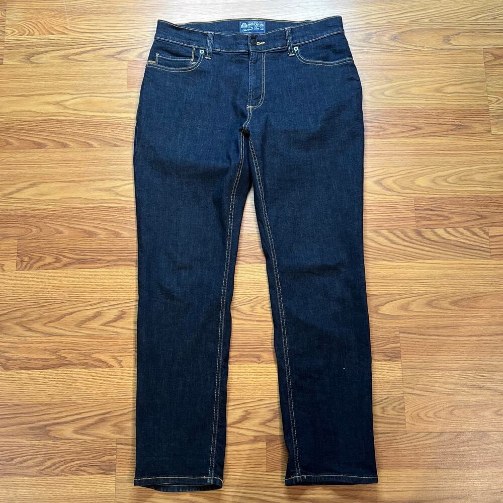 American Rag Cie Dark Wash Straight Leg Jeans Men’s 34x30 Dark Indigo Denim